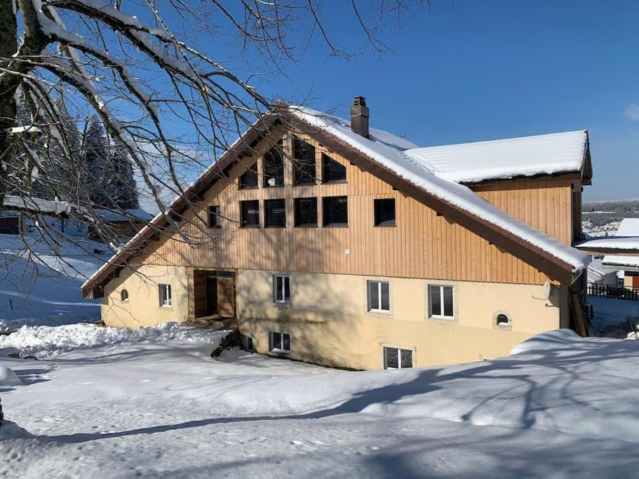 Ancienne Ferme Comtoise 4 Etoiles, 11 Personnes Lac St-Point/Mont D'Or Montperreux 외부 사진